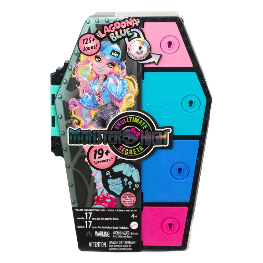 Monster High Skulltimate Secrets bábika Lagoona Blue 25 cm produktová fotografia