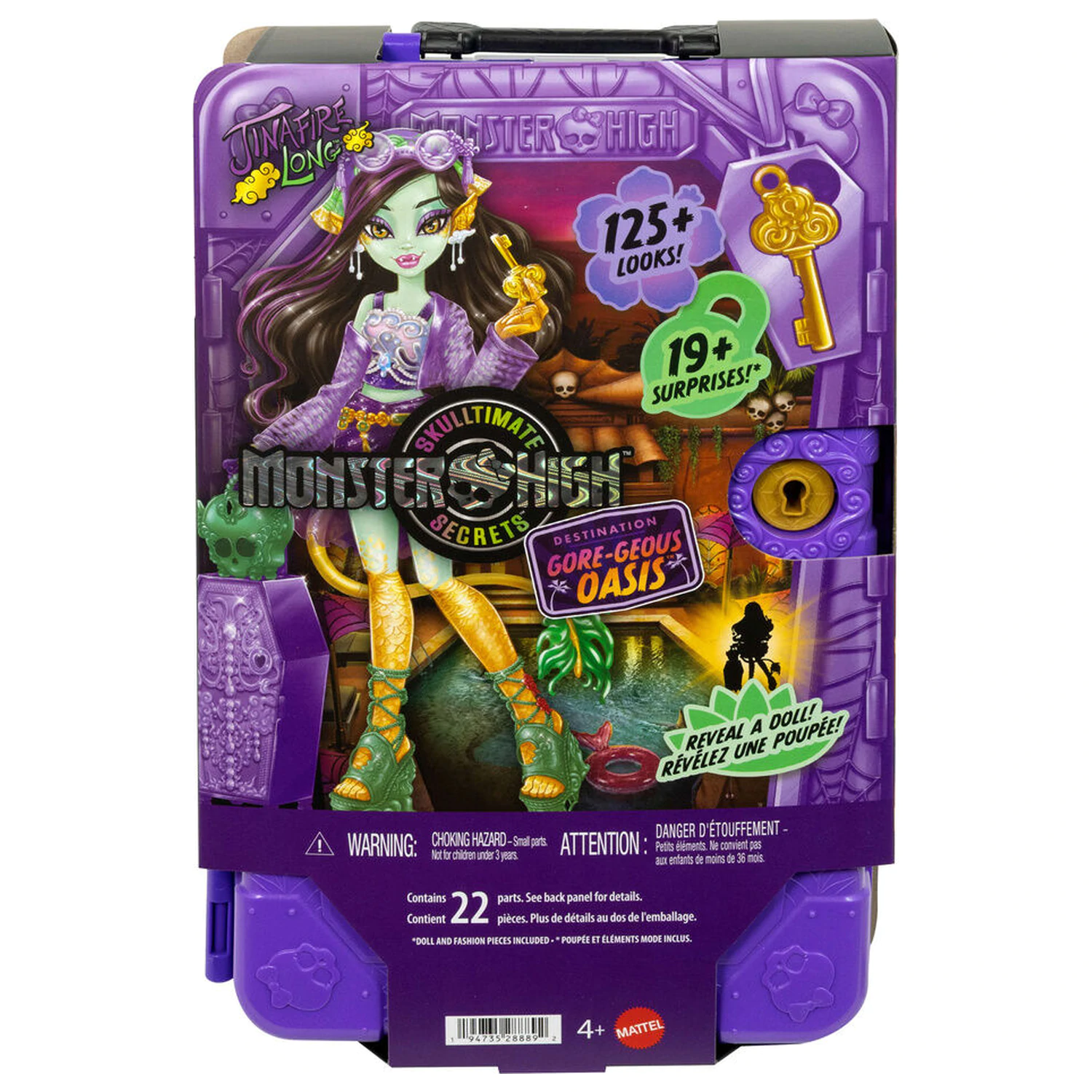 Monster High Skulltimate Secrets Series 7 bábika Jinafire produktová fotografia