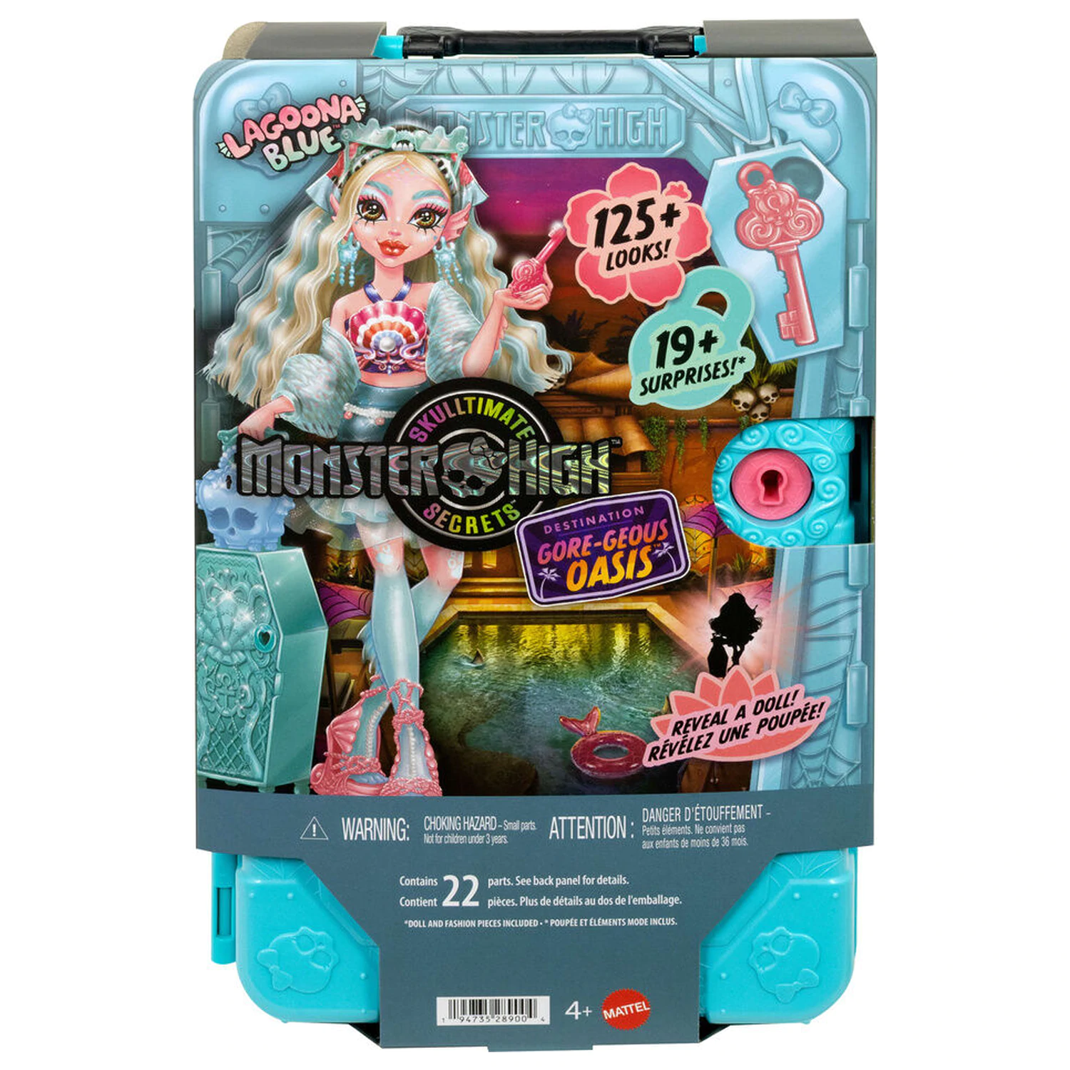 Bábika Monster High Skulltimate Secrets Series 7 Lagoona Blue produktová fotografia