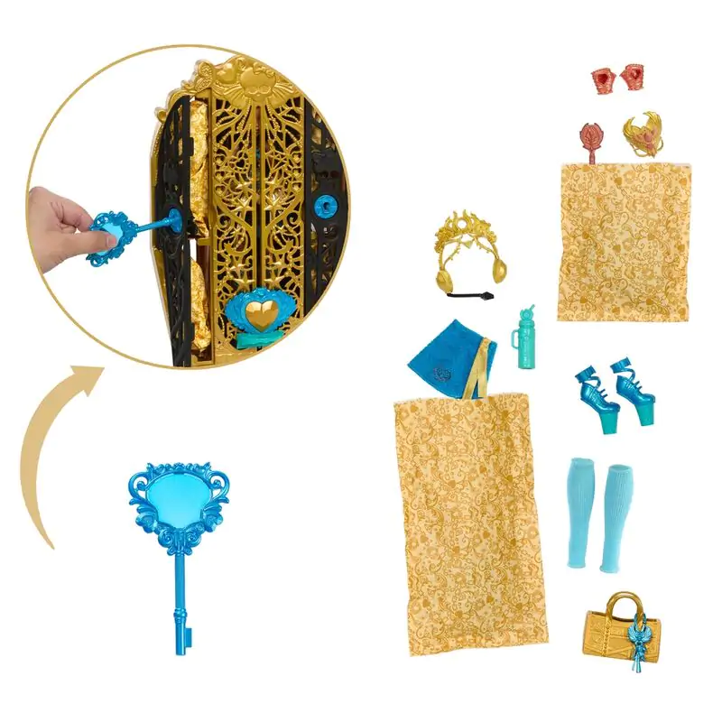 Monster High Skulltime Secrets Cleo de Nile bábika + skrinka produktová fotografia