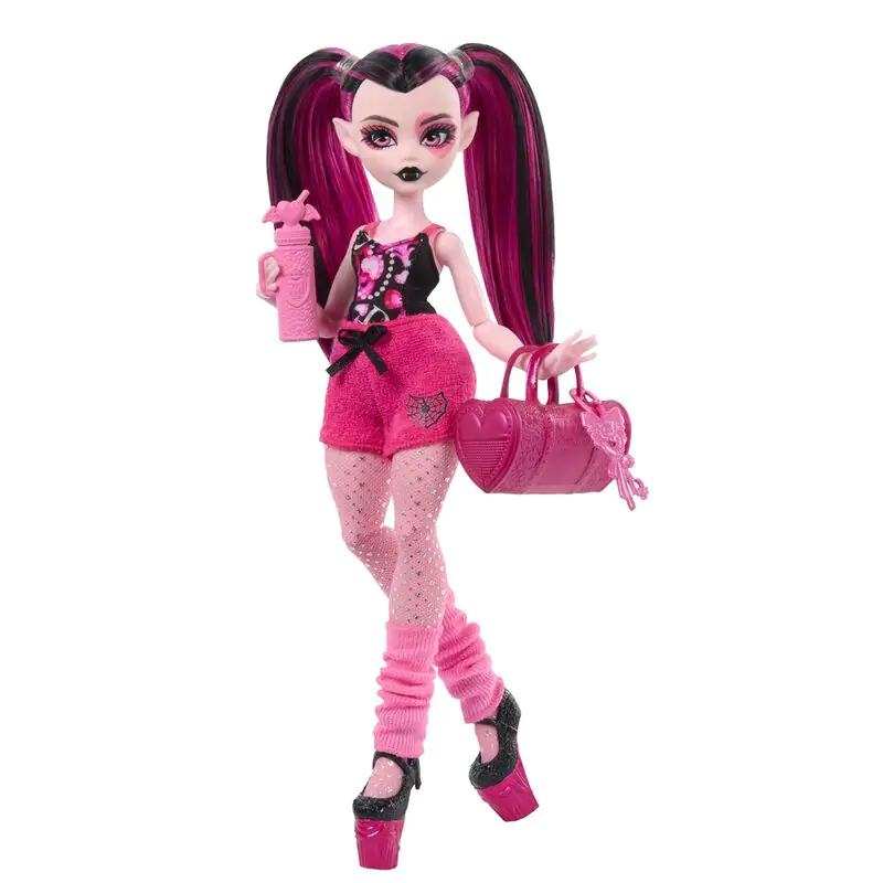 Monster High Skulltime Secrets Draculaura bábika + skrinka produktová fotografia