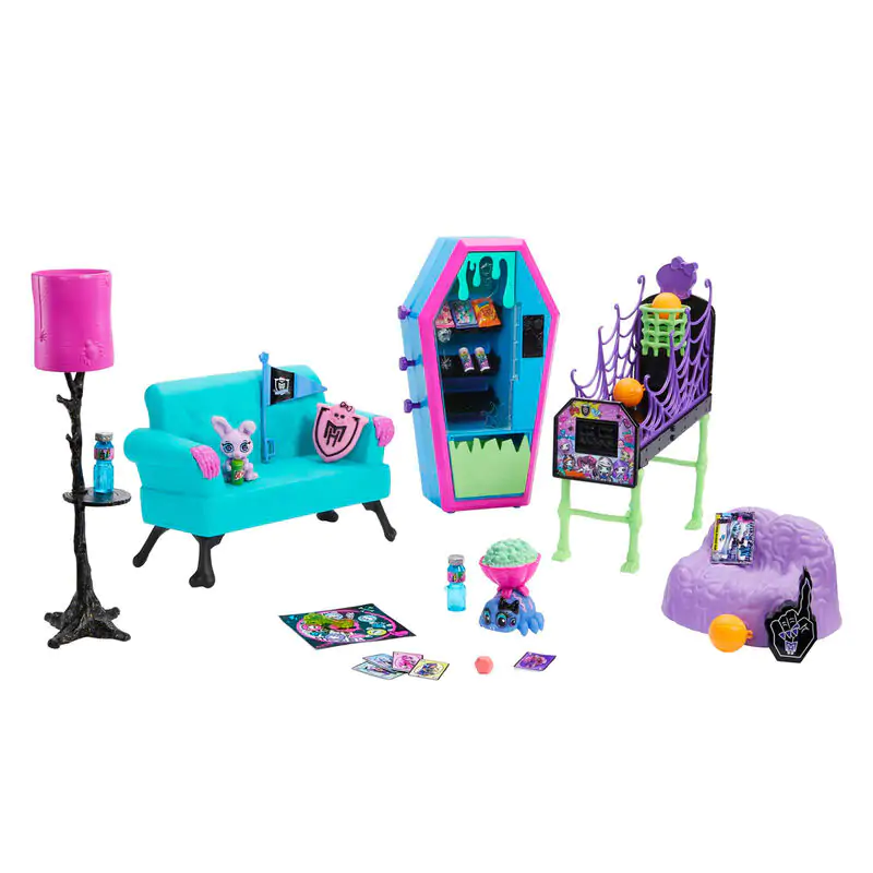 Monster High študentská klubovňa produktová fotografia