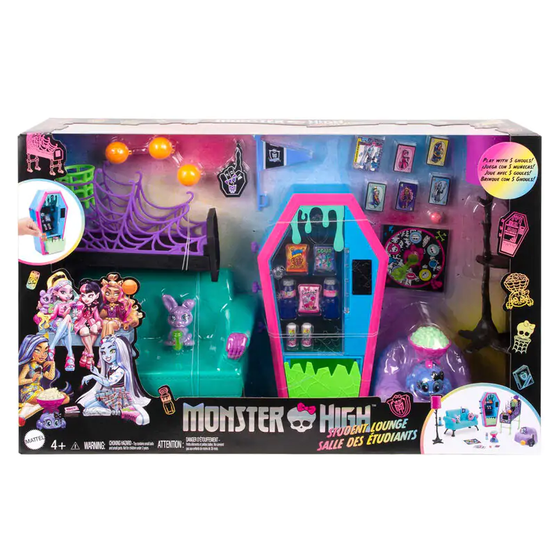 Monster High študentská klubovňa produktová fotografia