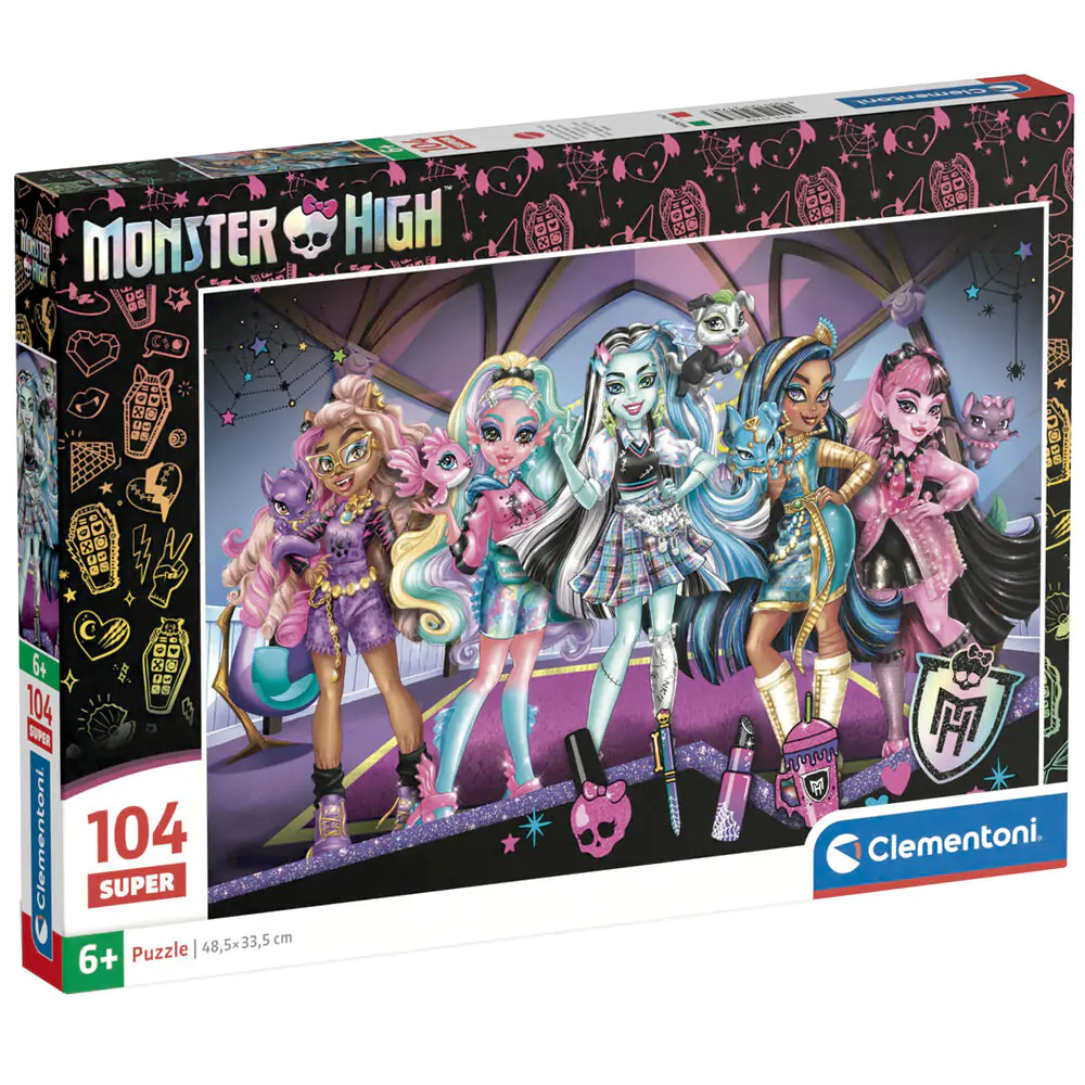 Monster High super puzzle 104 dielikov produktová fotografia