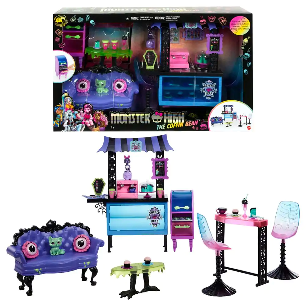 Monster High Playset Kaviareň The Coffin Bean Lounge produktová fotografia