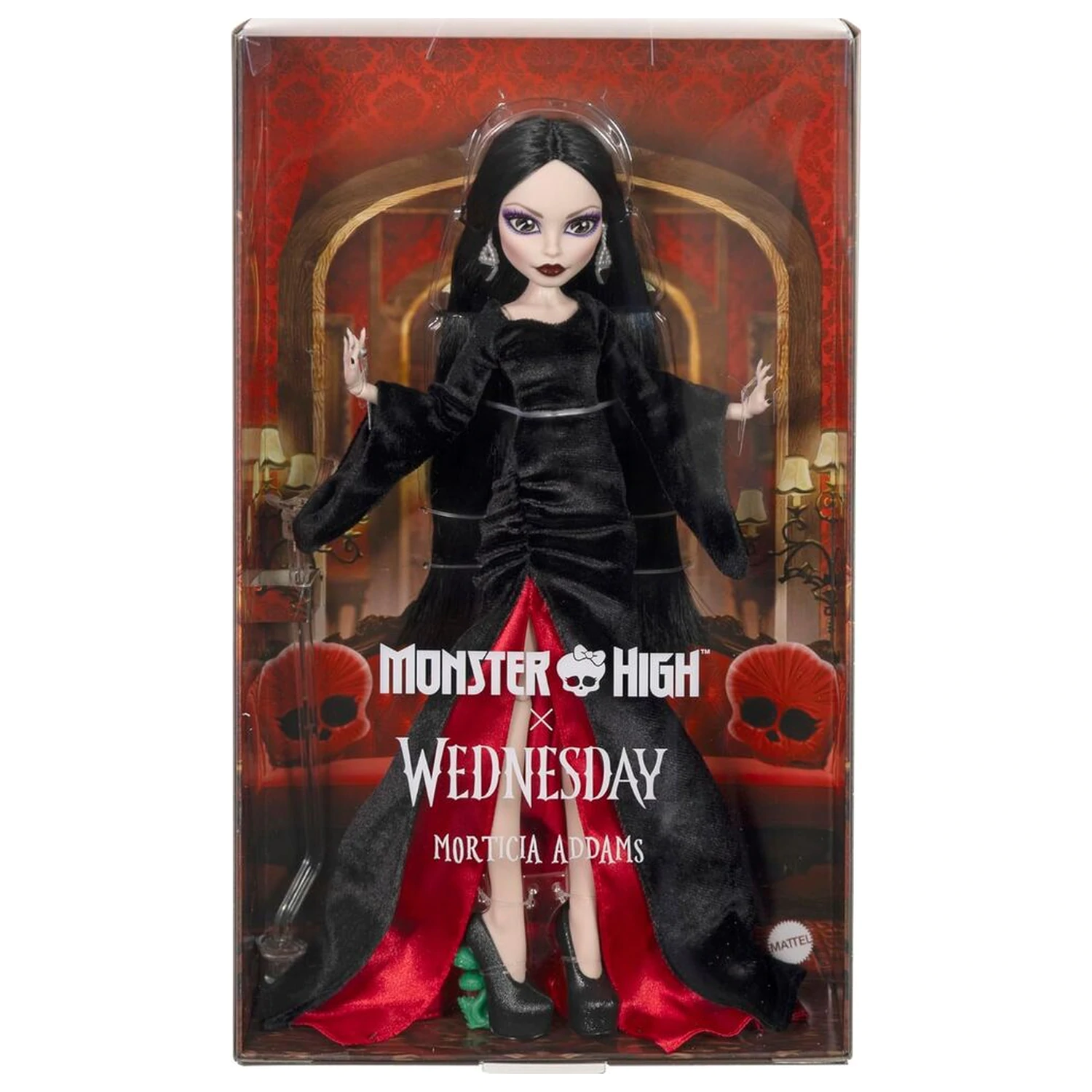 Monster High Wednesday Morticia bábika produktová fotografia