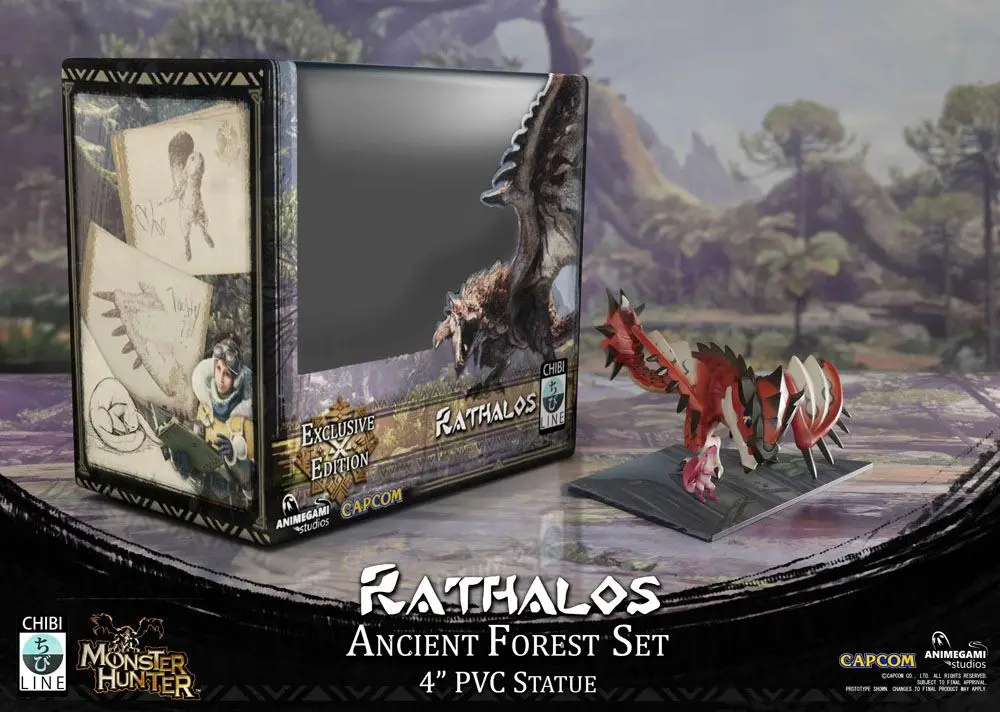 Monster Hunter PVC Socha Rathalos Exkluzívna edícia 10 cm produktová fotografia