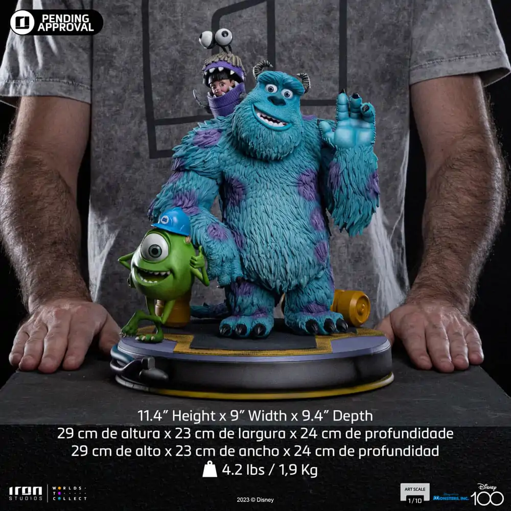 Monsters, Inc. Mierka Socha 1/10 James P. Sullivan, Mike Wazowski 29 cm produktová fotografia