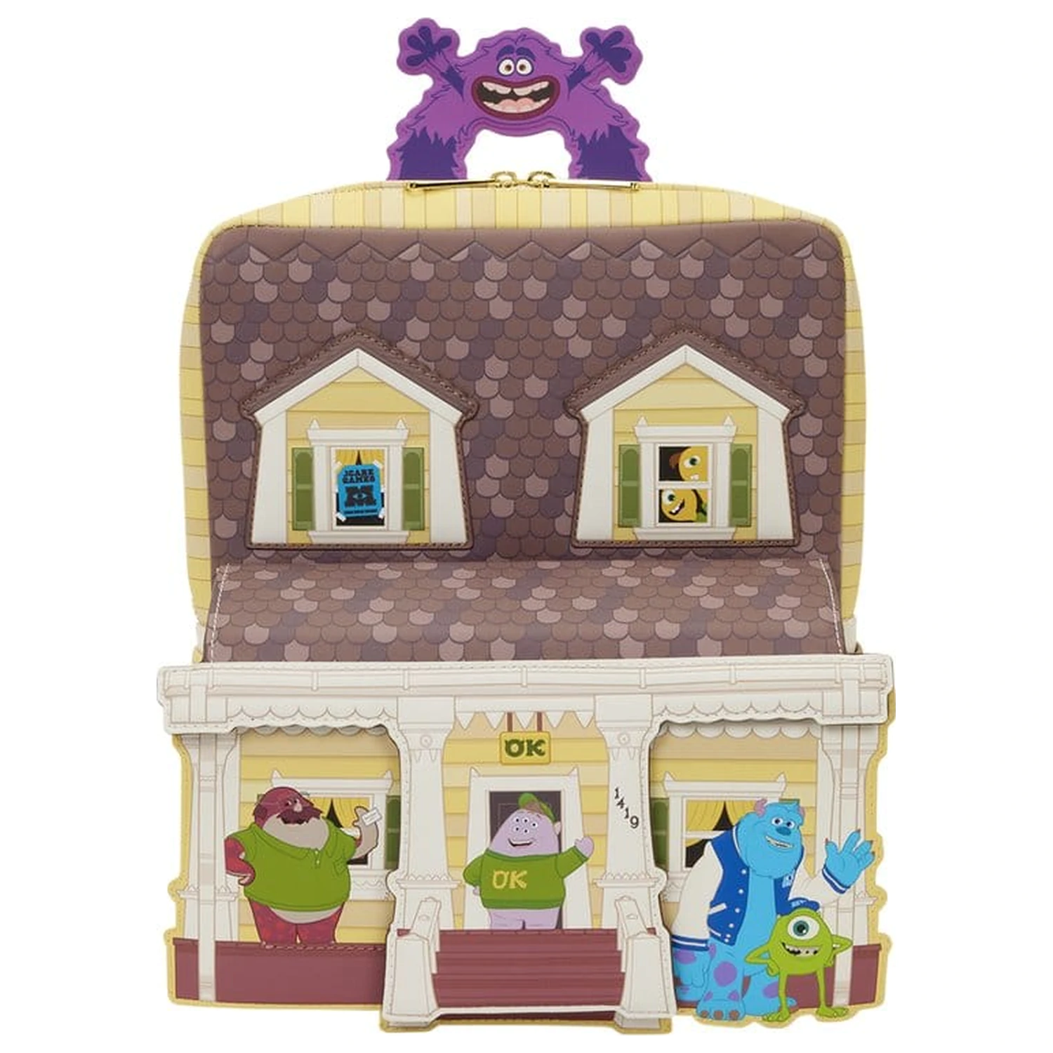 Monsters University Oozma Kappa House figúrny mini batoh produktová fotografia
