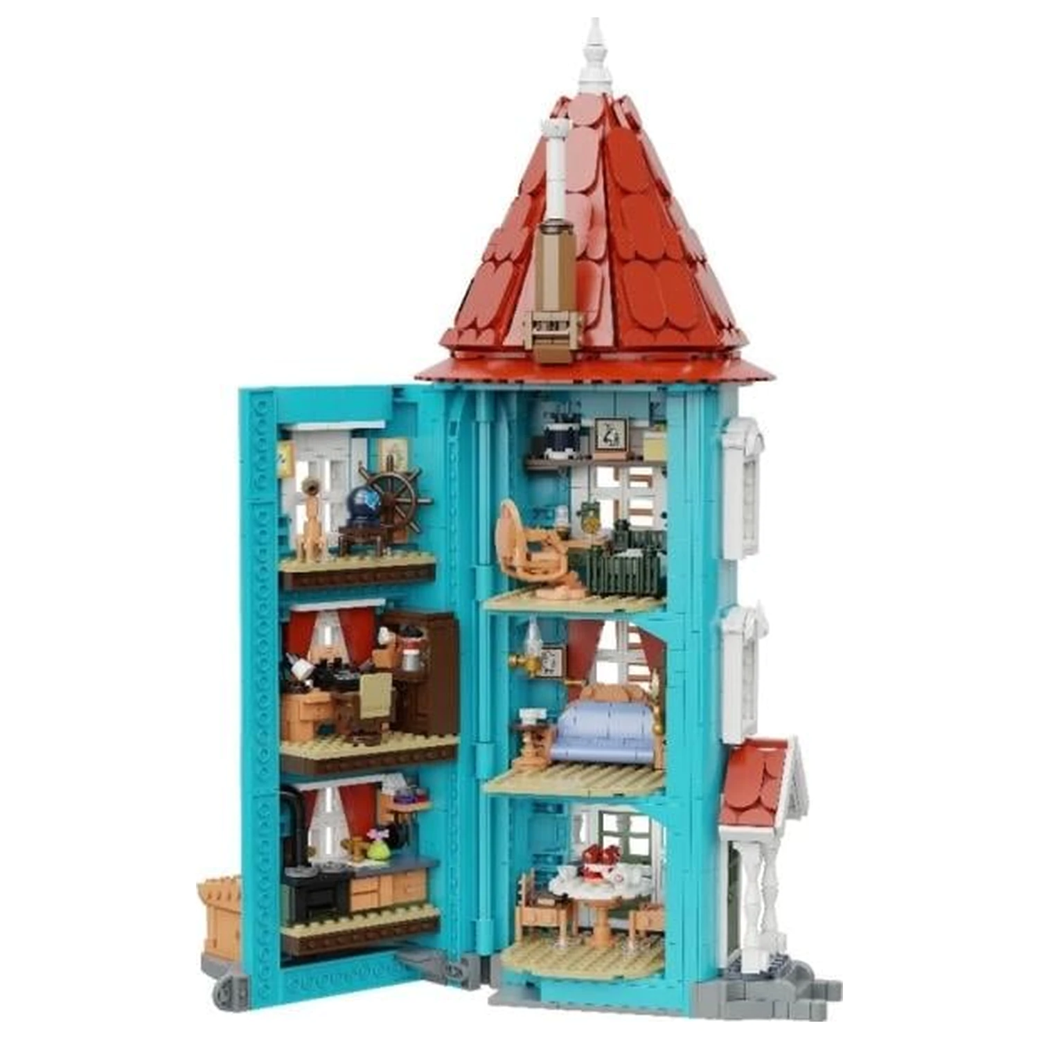 MOOMIN Moomin House Stavebnica 1757 ks produktová fotografia