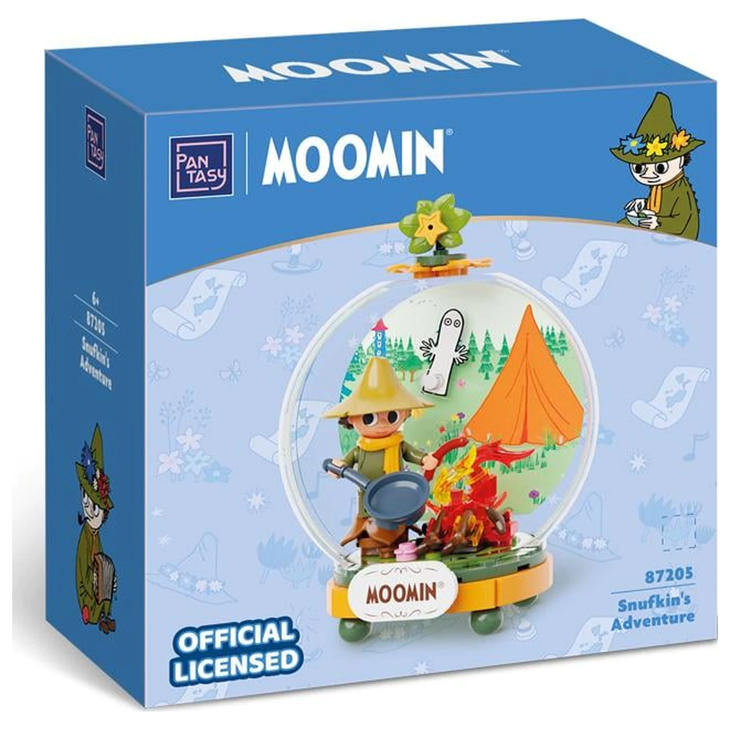 Moomin Snufkin's Adventure Stavebnica 86 ks produktová fotografia