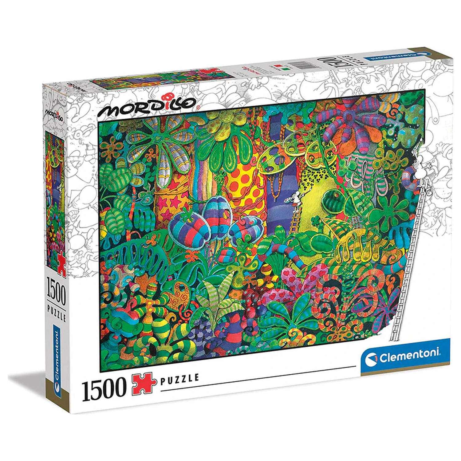 Mordillo 1500 dielikové puzzle Clementoni produktová fotografia