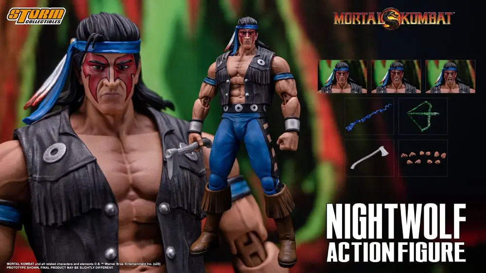 Akčná figúrka Mortal Kombat 1/12 Nightwolf 18 cm termékfotó