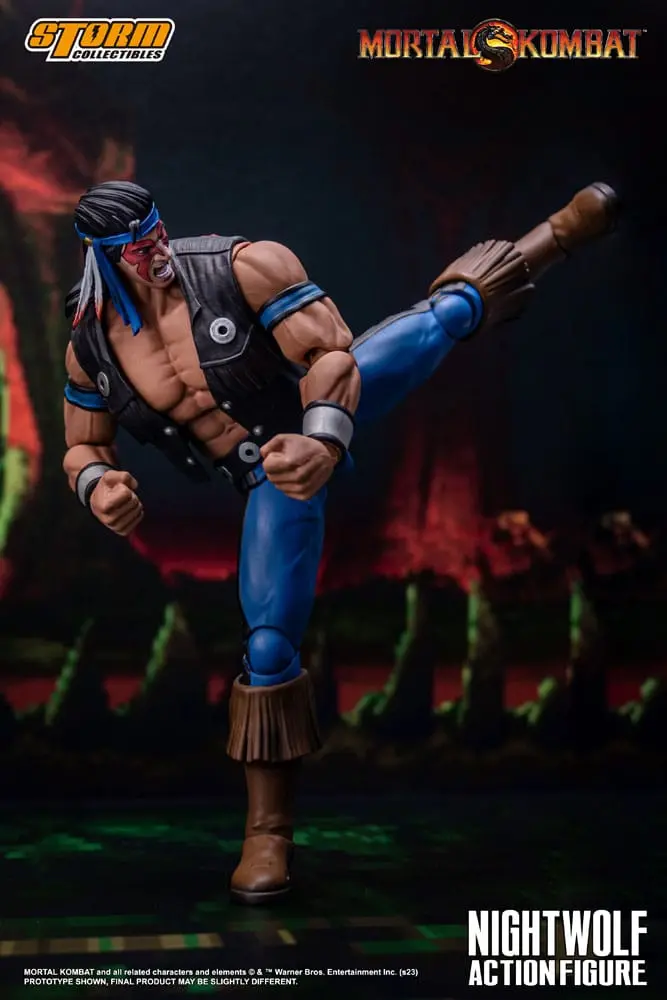 Akčná figúrka Mortal Kombat 1/12 Nightwolf 18 cm termékfotó