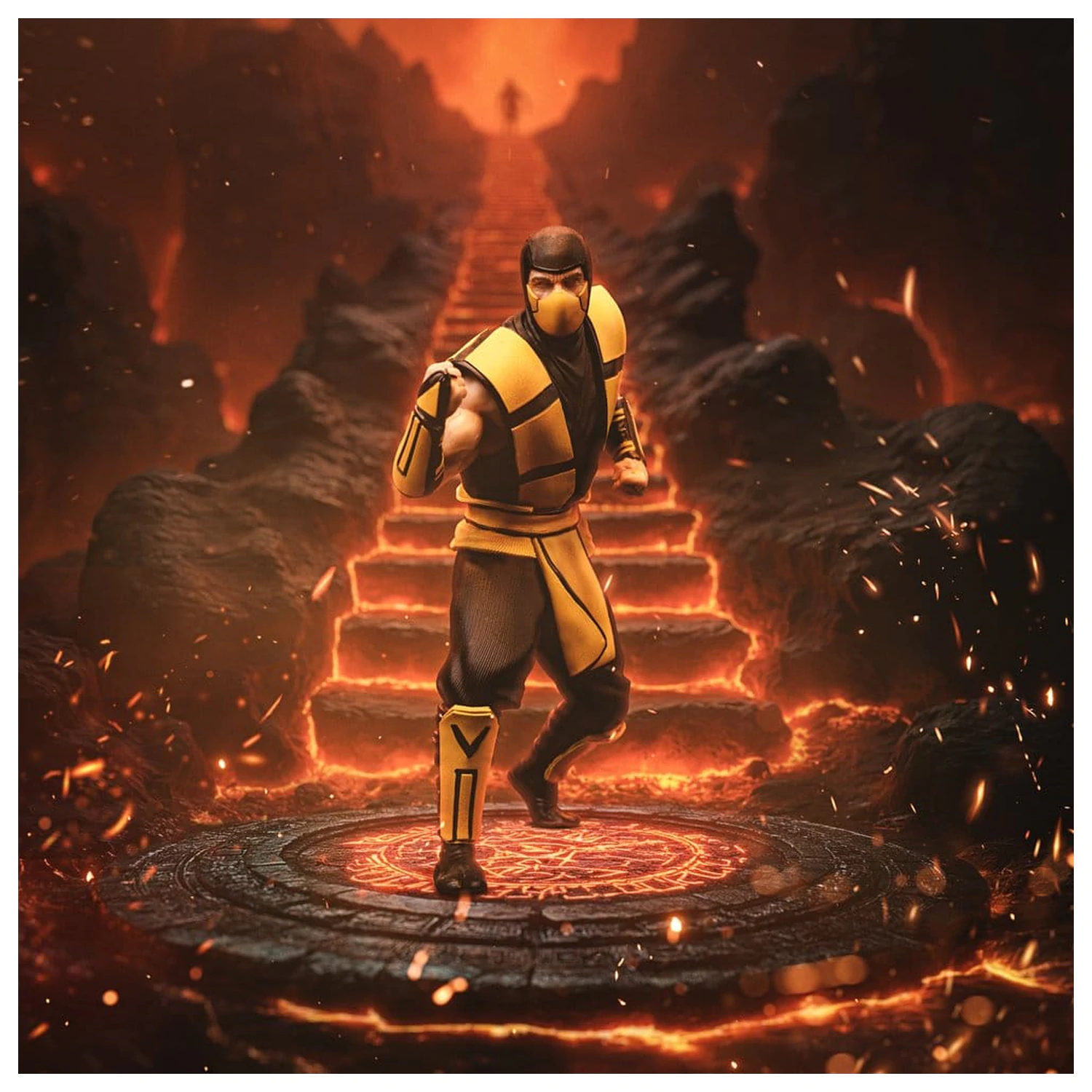 Mortal Kombat Art Scale socha 1/10 Scorpion (Variant) 21 cm produktová fotografia