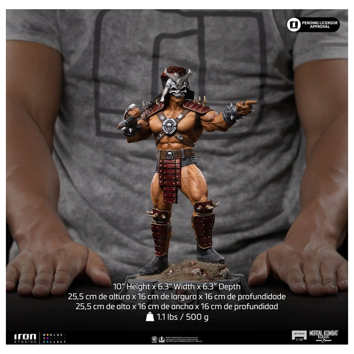 Mortal Kombat Art Scale Soška 1/10 Shao Khan 26 cm produktová fotografia