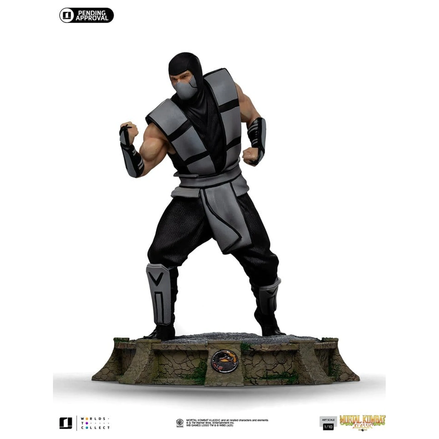 Mortal Kombat Art Scale Socha 1/10 Smoke 21 cm produktová fotografia