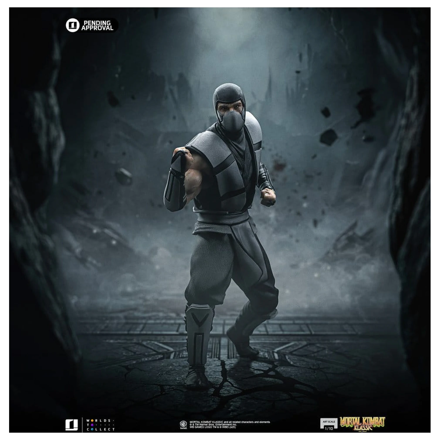 Mortal Kombat Art Scale Socha 1/10 Smoke 21 cm produktová fotografia