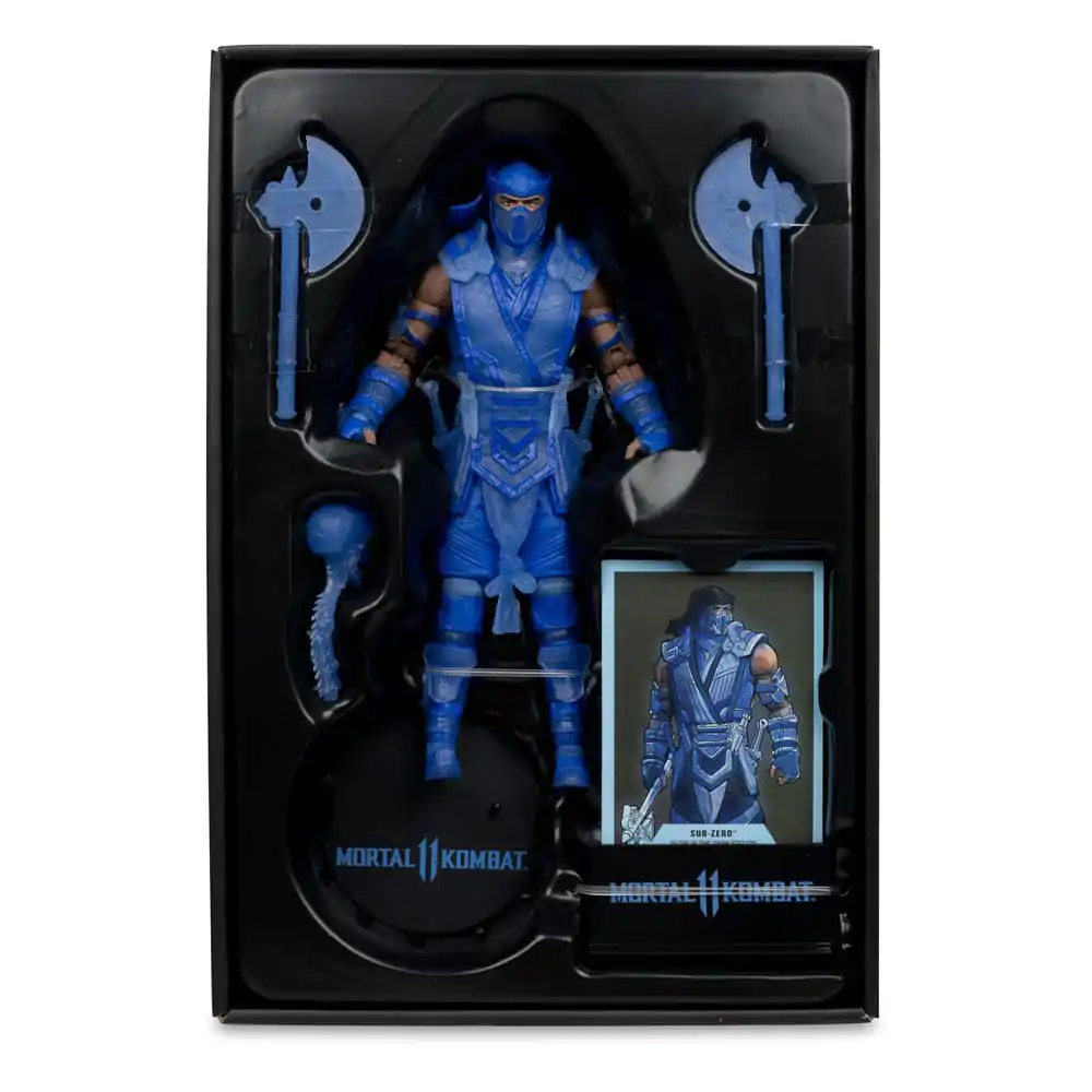 Mortal Kombat akčná figúrka Glow in the Dark Edition Sub-Zero (Gold Label) 18 cm produktová fotografia