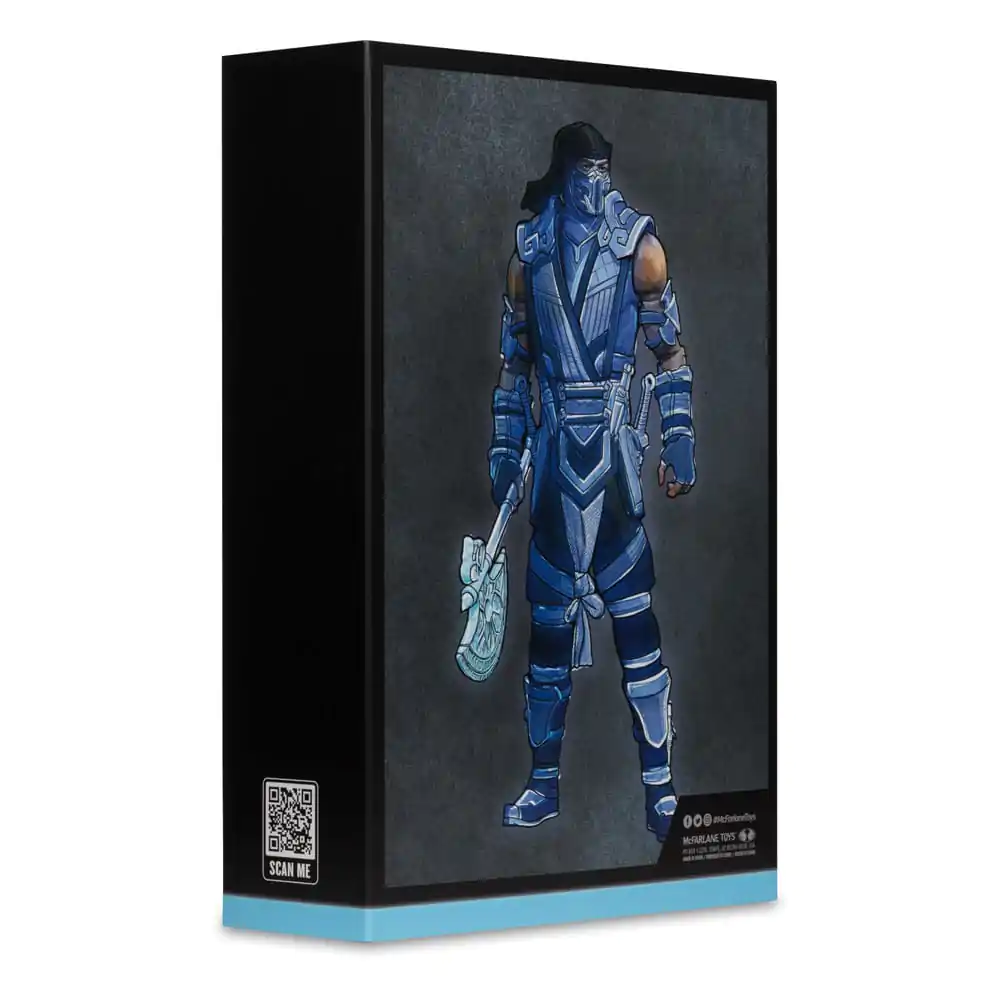 Mortal Kombat akčná figúrka Glow in the Dark Edition Sub-Zero (Gold Label) 18 cm produktová fotografia