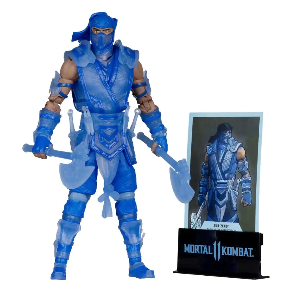 Mortal Kombat akčná figúrka Glow in the Dark Edition Sub-Zero (Gold Label) 18 cm produktová fotografia