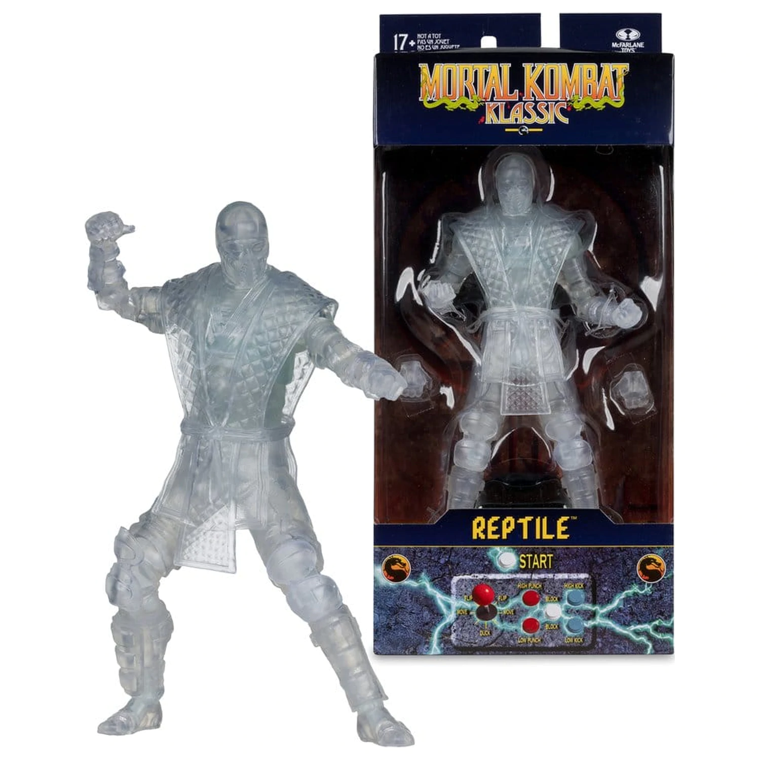 Mortal Kombat Klassic akčná figúrka Reptile (Invisible) 18 cm produktová fotografia
