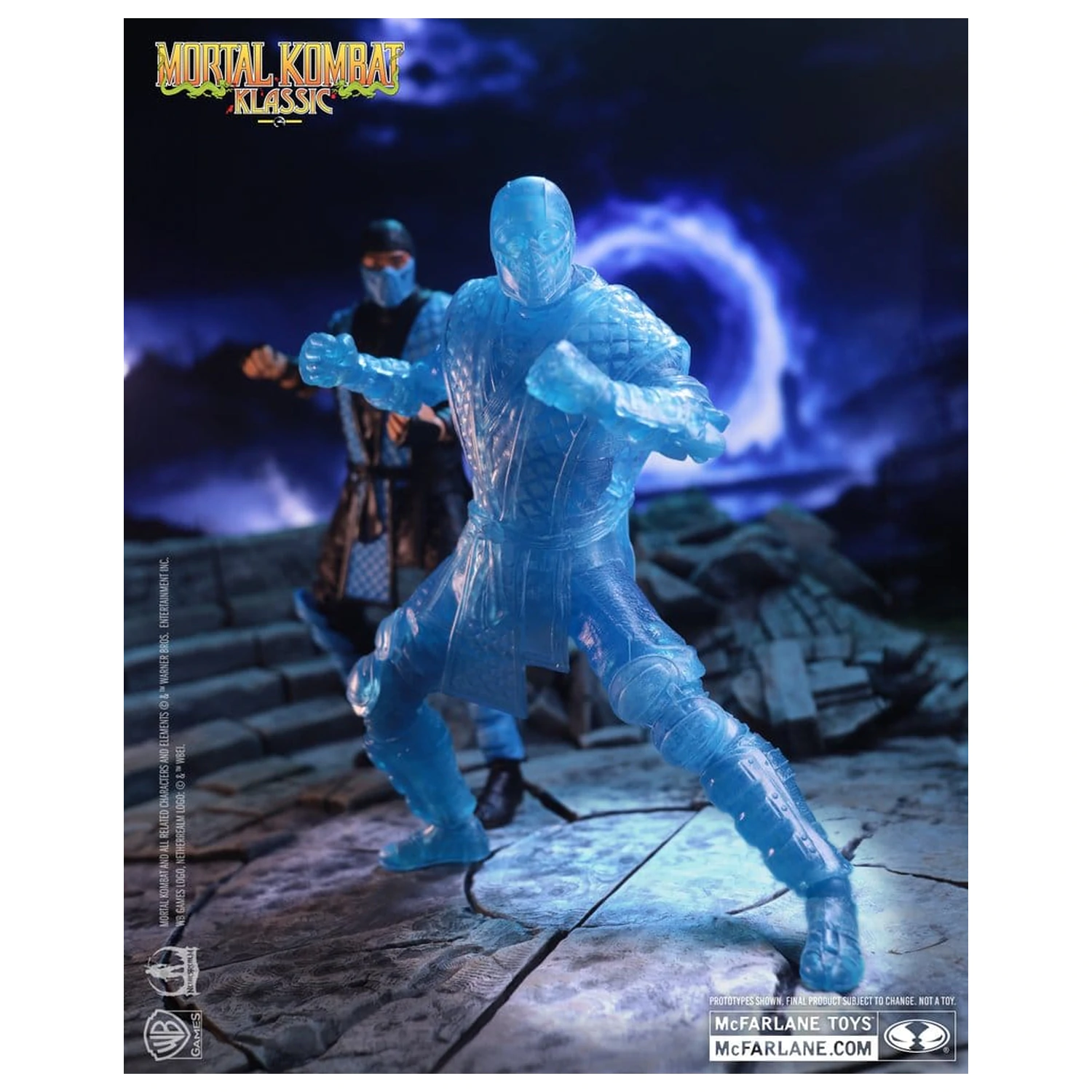 Mortal Kombat Klassic akčná figúrka Sub-Zero (Ice Clone) 18 cm produktová fotografia