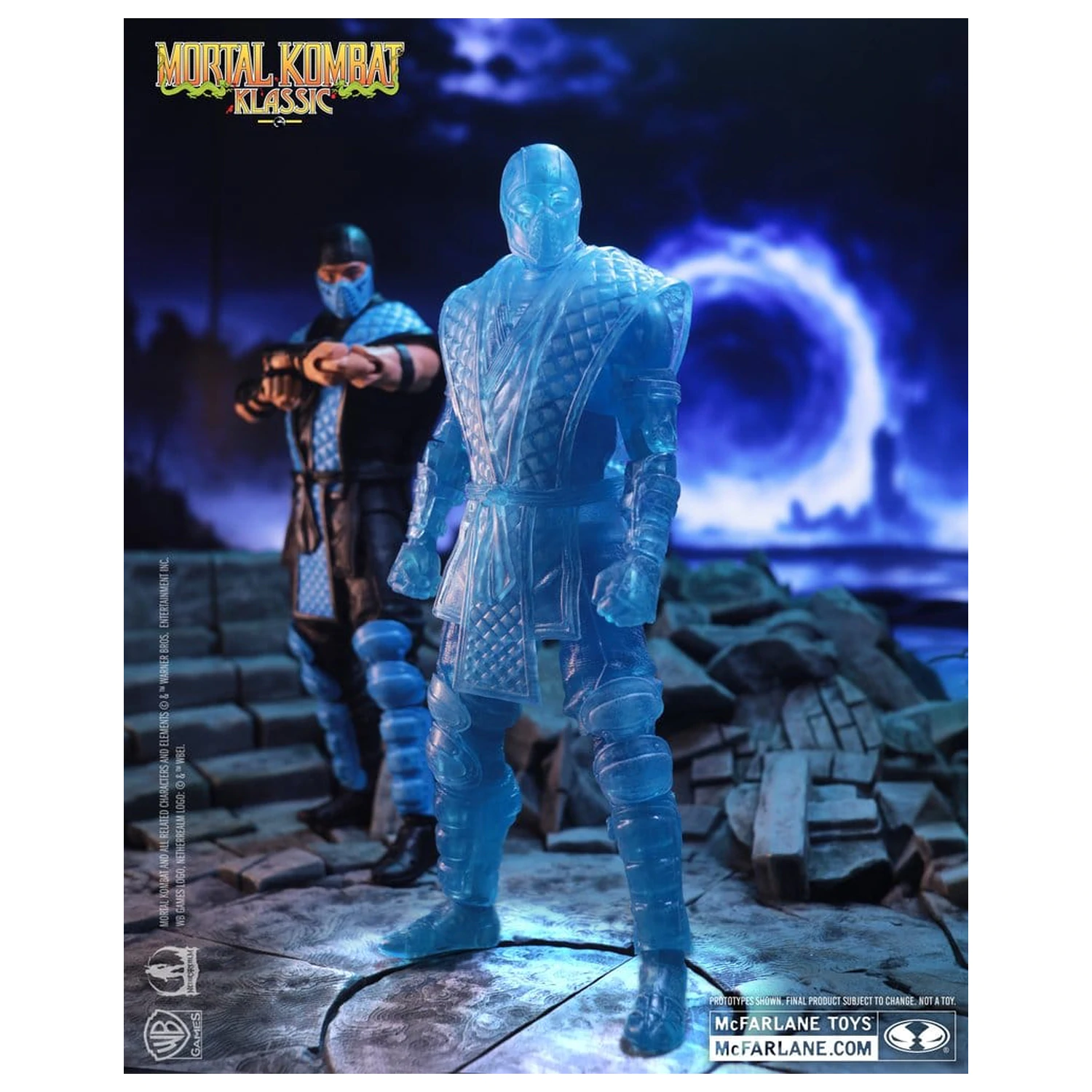 Mortal Kombat Klassic akčná figúrka Sub-Zero (Ice Clone) 18 cm produktová fotografia