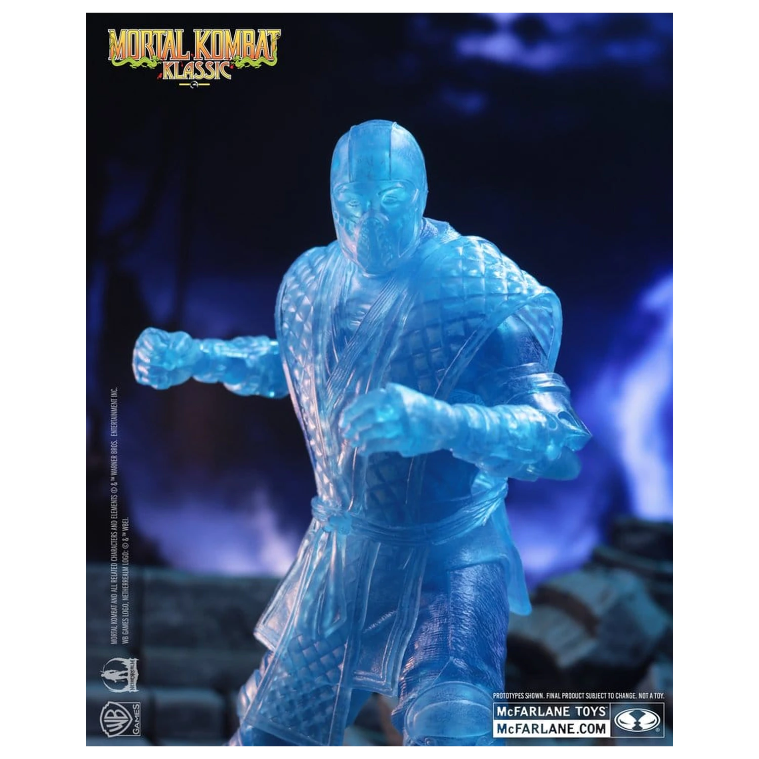 Mortal Kombat Klassic akčná figúrka Sub-Zero (Ice Clone) 18 cm produktová fotografia