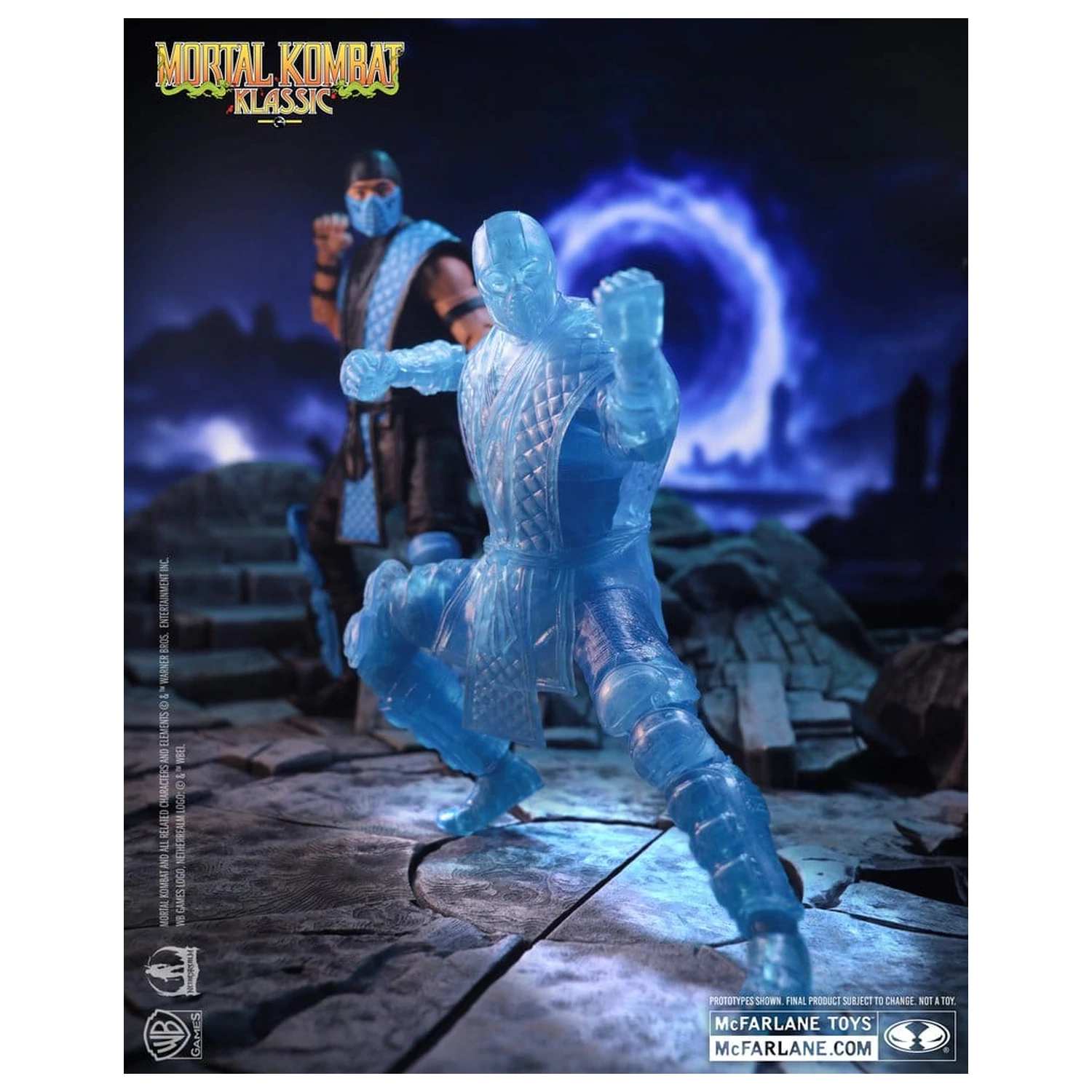 Mortal Kombat Klassic akčná figúrka Sub-Zero (Ice Clone) 18 cm produktová fotografia