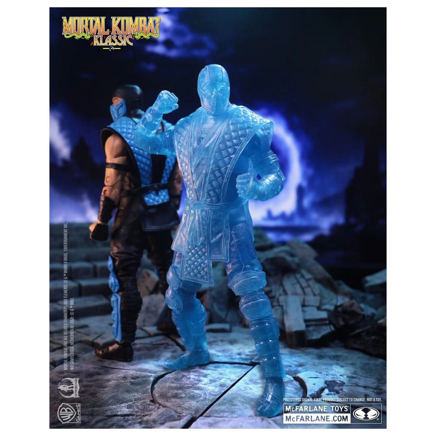 Mortal Kombat Klassic akčná figúrka Sub-Zero (Ice Clone) 18 cm produktová fotografia