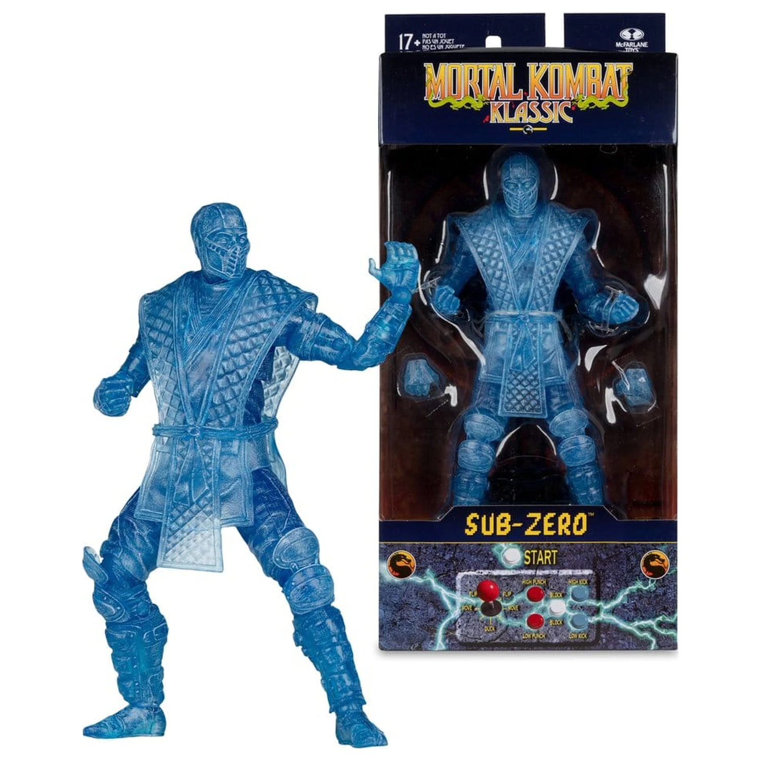 Mortal Kombat Klassic akčná figúrka Sub-Zero (Ice Clone) 18 cm produktová fotografia