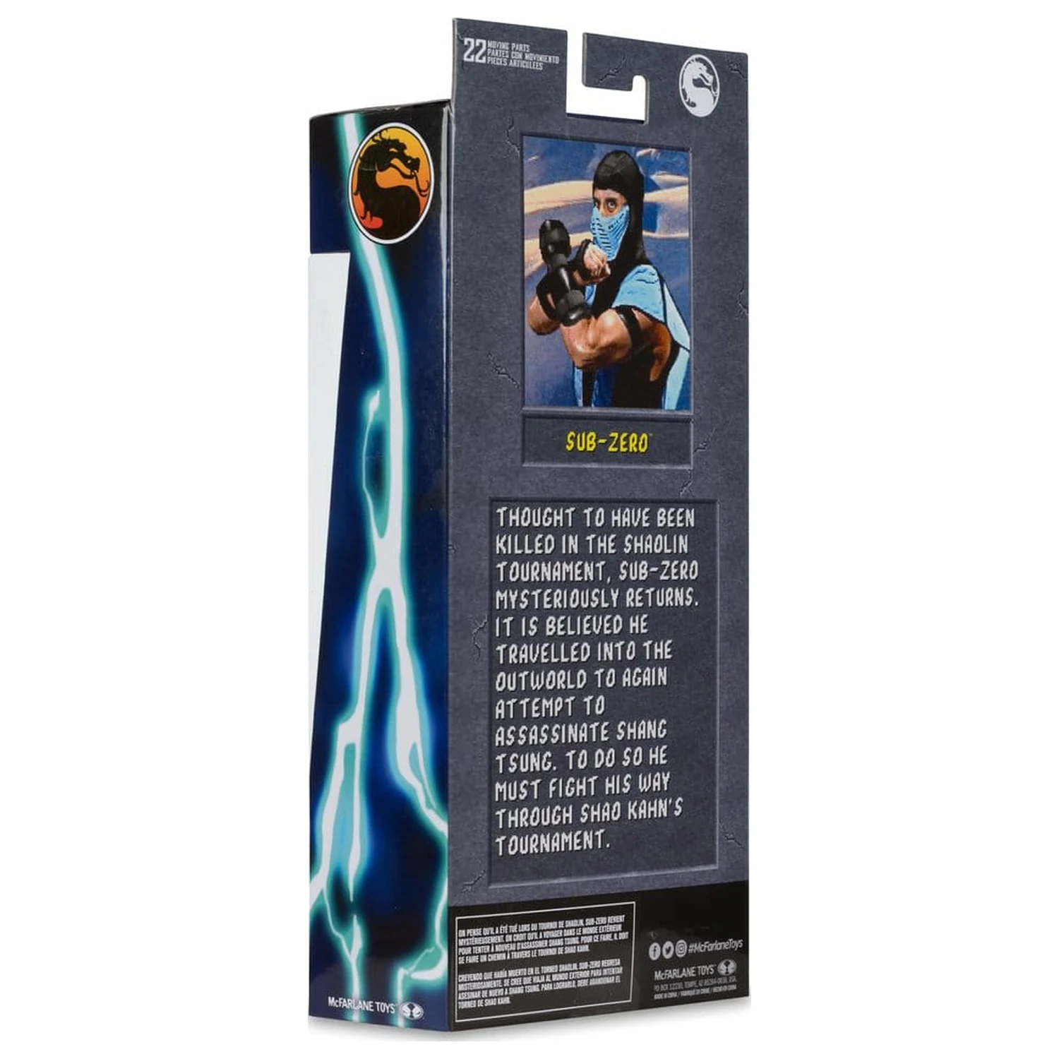 Mortal Kombat Klassic akčná figúrka Sub-Zero (Ice Clone) 18 cm produktová fotografia