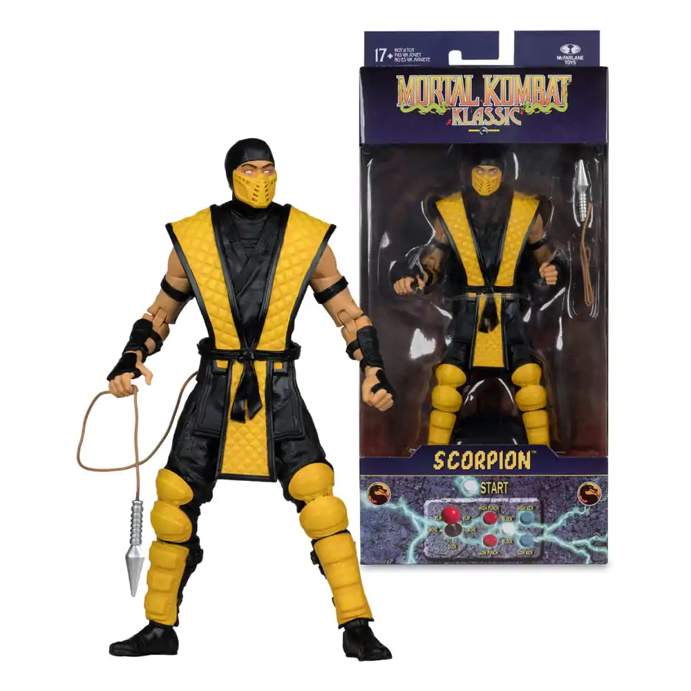 Mortal Kombat Klassics akčná figúrka Scorpion 18 cm produktová fotografia
