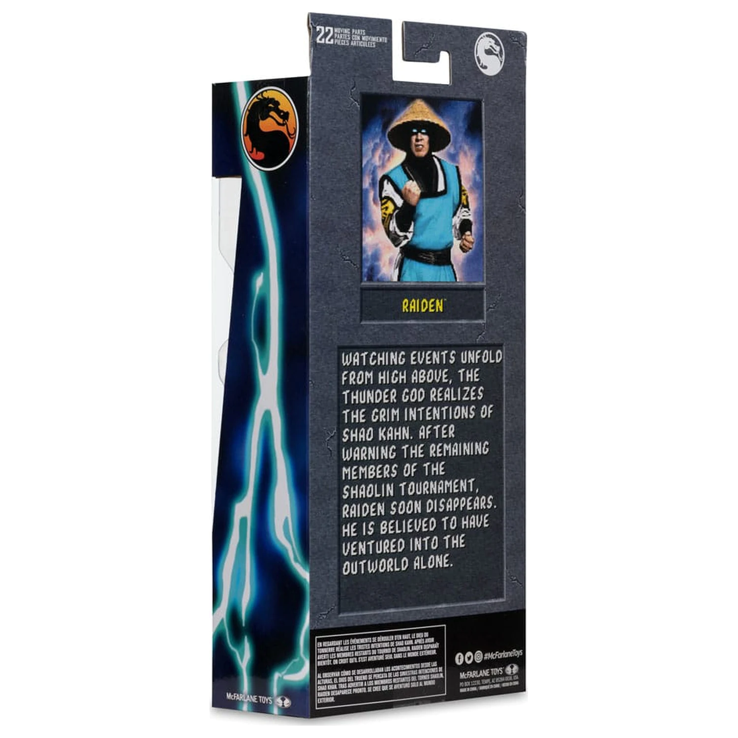 Mortal Kombat Klassiks akčná figúrka Raiden 18 cm produktová fotografia