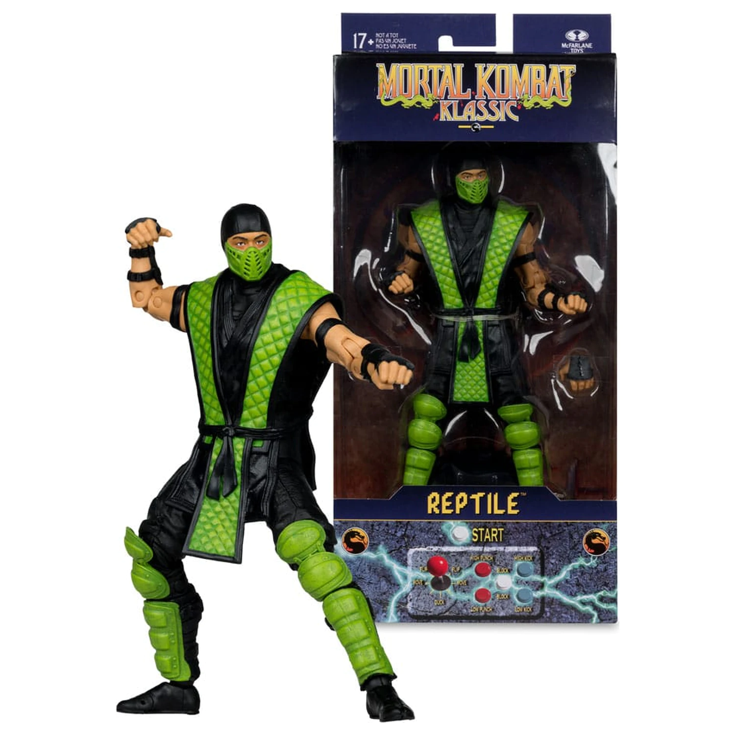 Mortal Kombat Klassiks Action Figure Reptile 18 cm produktová fotografia