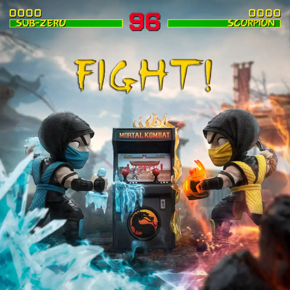 Mortal Kombat Mini Co. PVC figúrky Scorpion vs. Subzero Arcade sada 15 cm termékfotó