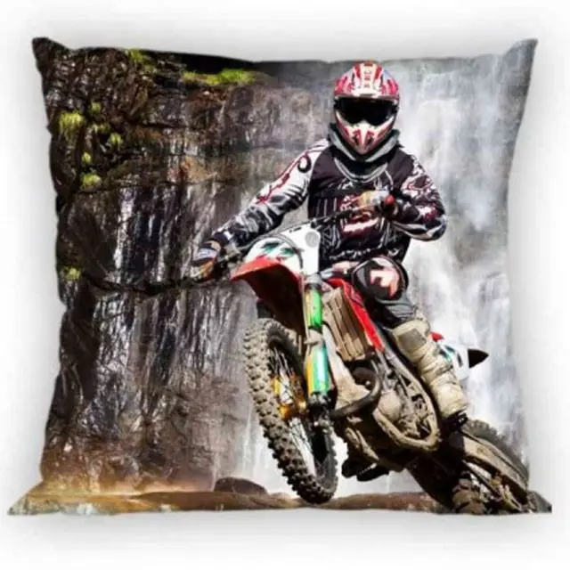 Motokrosová obliečka na vankúš 40*40 cm produktová fotografia