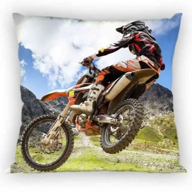 Motokrosová obliečka na vankúš 40*40 cm produktová fotografia