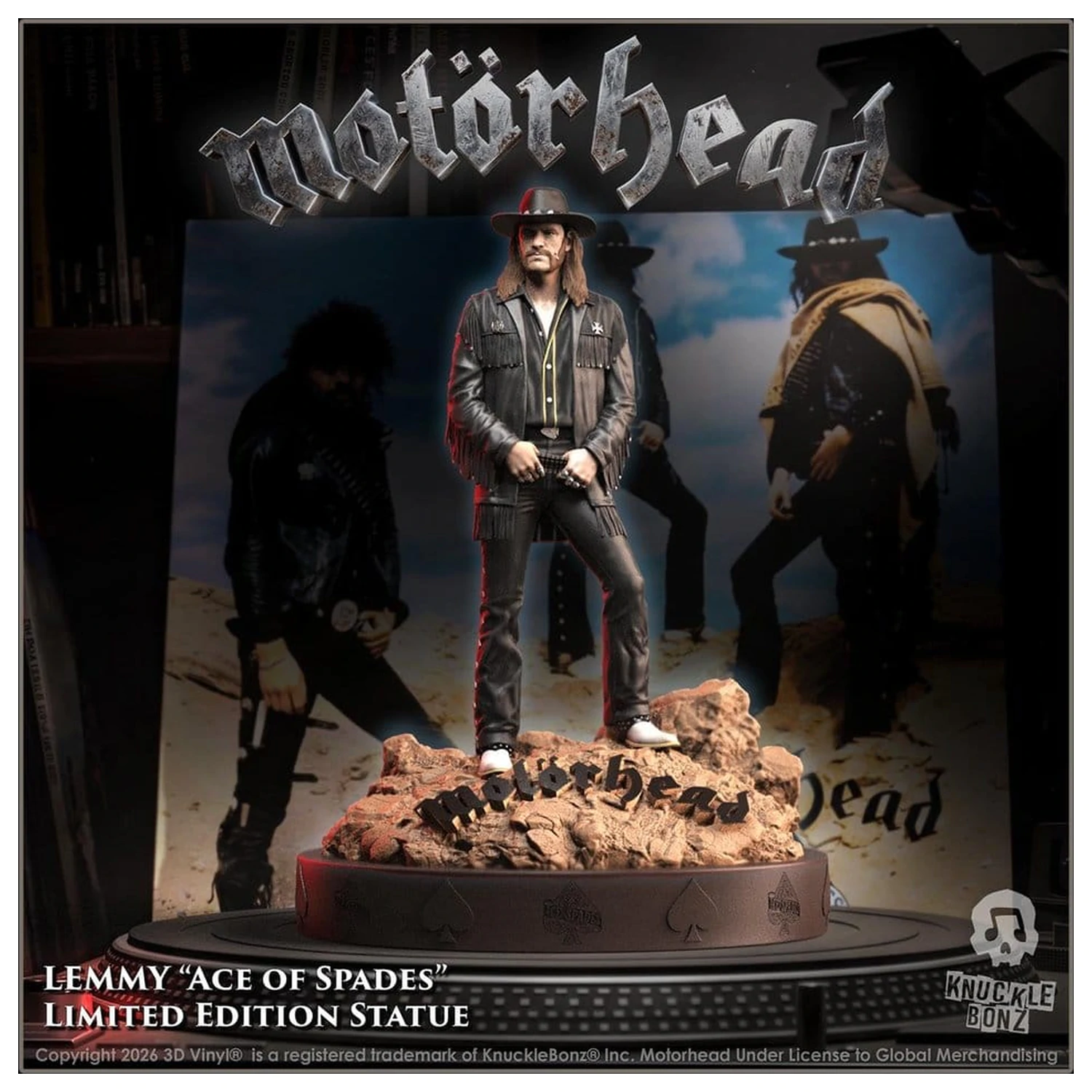 Motörhead Rock Iconz Socha Lemmy IV Ace of Spades 20 cm produktová fotografia