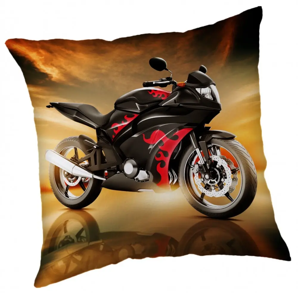 Vankúš na motocykel, dekoračný vankúš 40x40 cm produktová fotografia
