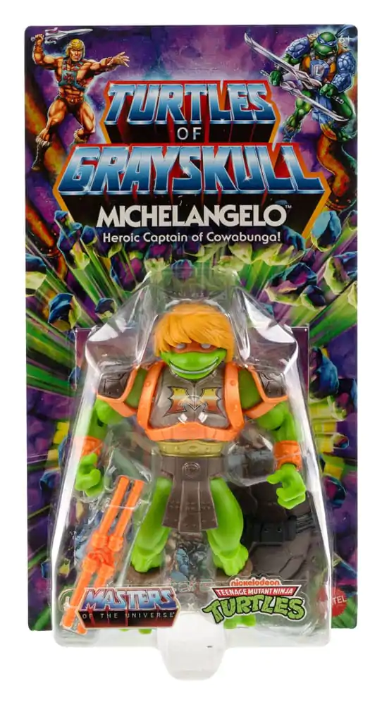 MOTU x TMNT: Figúrka Turtles of Grayskull Michelangelo 14 cm termékfotó