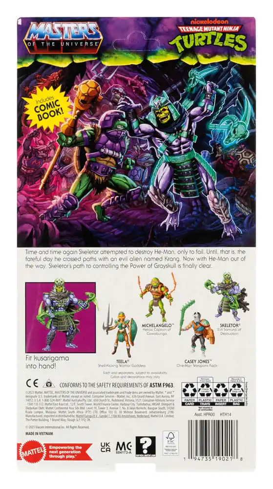 Akčná figúrka MOTU x TMNT: Turtles of Grayskull Skeletor 14 cm termékfotó