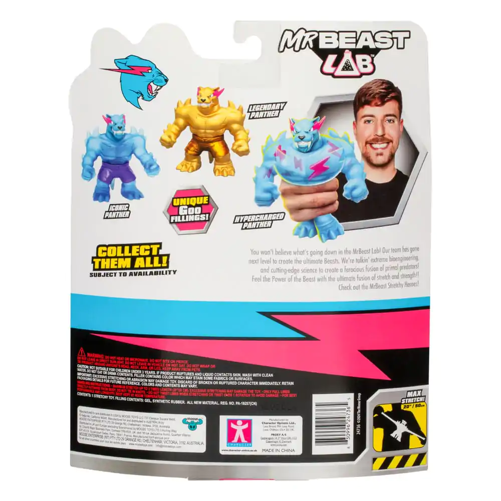 Mr. Beast Lab Goo Jit Zu Stretch figúrka Hypercharged Panther 11 cm produktová fotografia