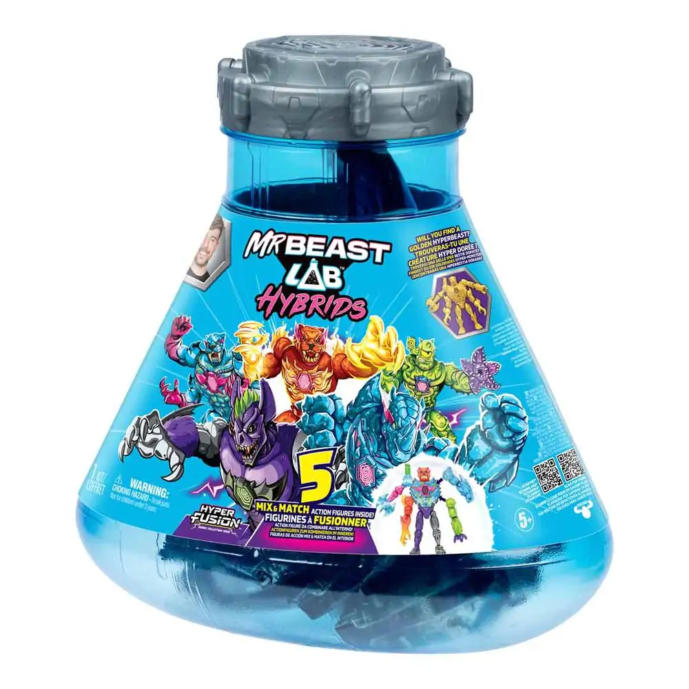 Mr. Beast Lab Hybrids Figure 5-Pack Hyper Fusion Lab 3 cm - 5-balenie figúrok produktová fotografia