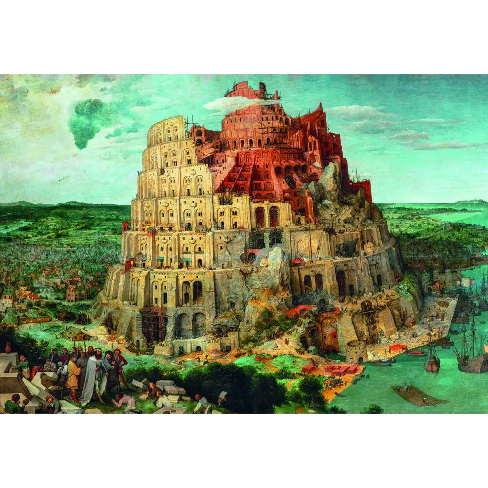 Museum Bruegel The Tower of Babel puzzle 1000ks produktová fotografia