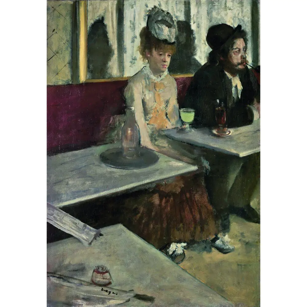 Museum Degas Dans un Cafe puzzle 1000ks produktová fotografia