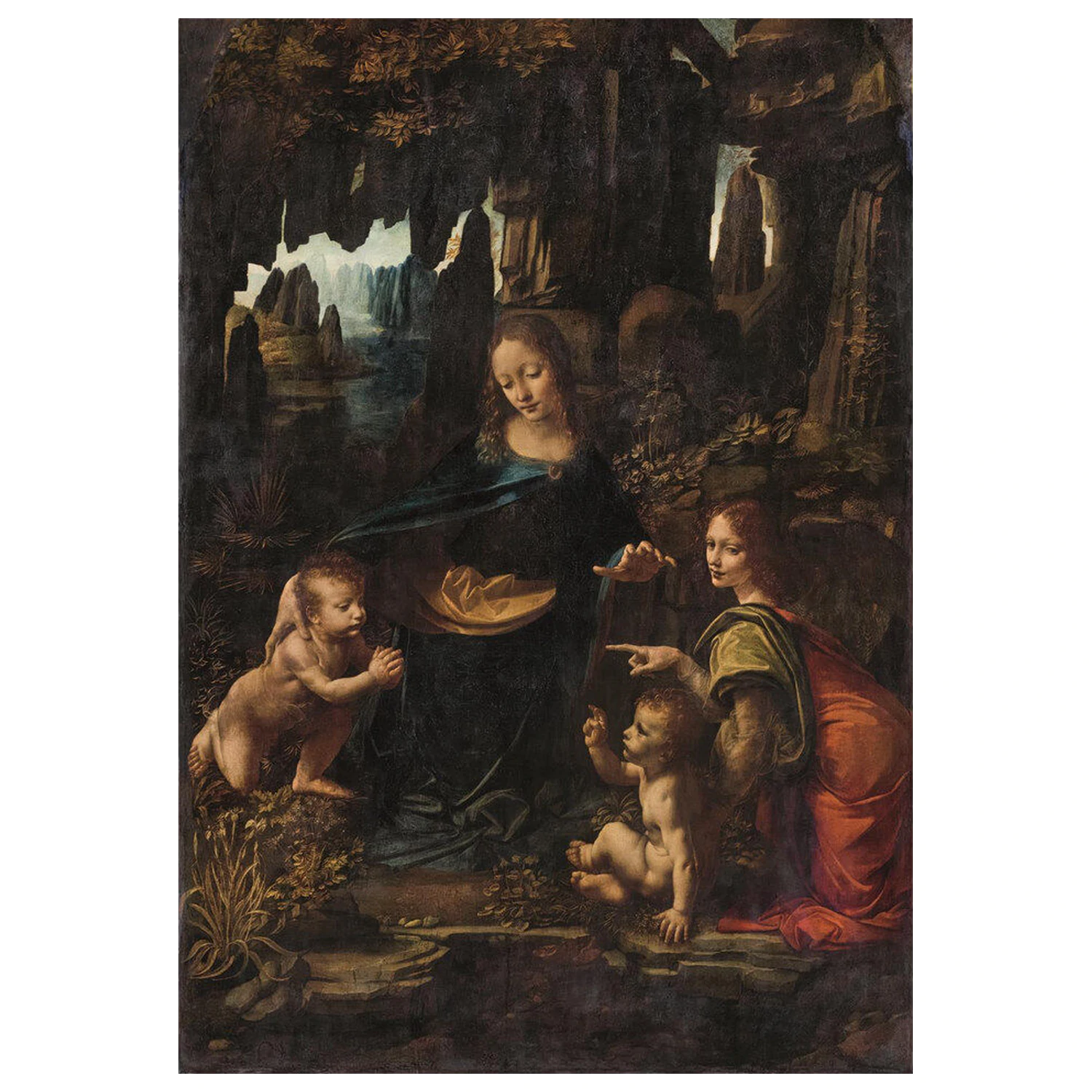 Museum Louvre Leonardo - The Virgin of the Rocks puzzle 1000 kusov produktová fotografia