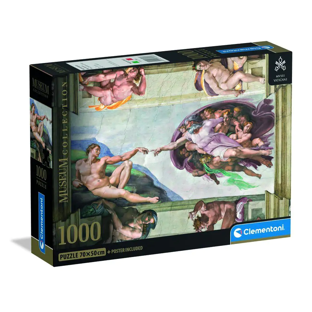 Museum Michelangelo The Creation of Man puzzle 1000ks produktová fotografia