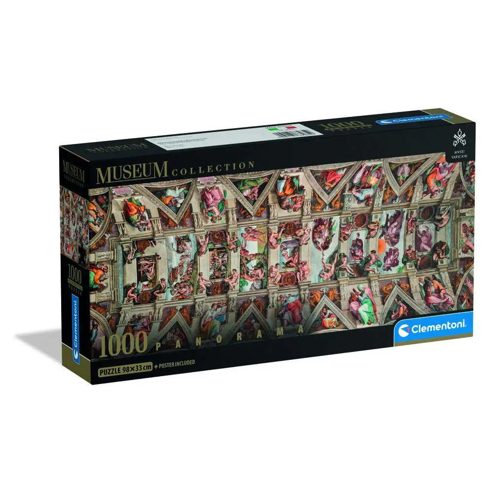 Museum Michelangelo The Sistine Chapel Ceiling Panorama puzzle 1000ks produktová fotografia